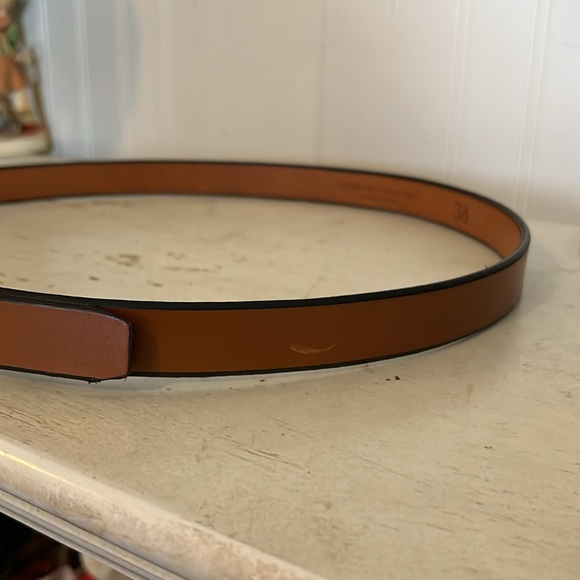 Ledbury & Wiley leather belt size 38 - Picture 2 of 5